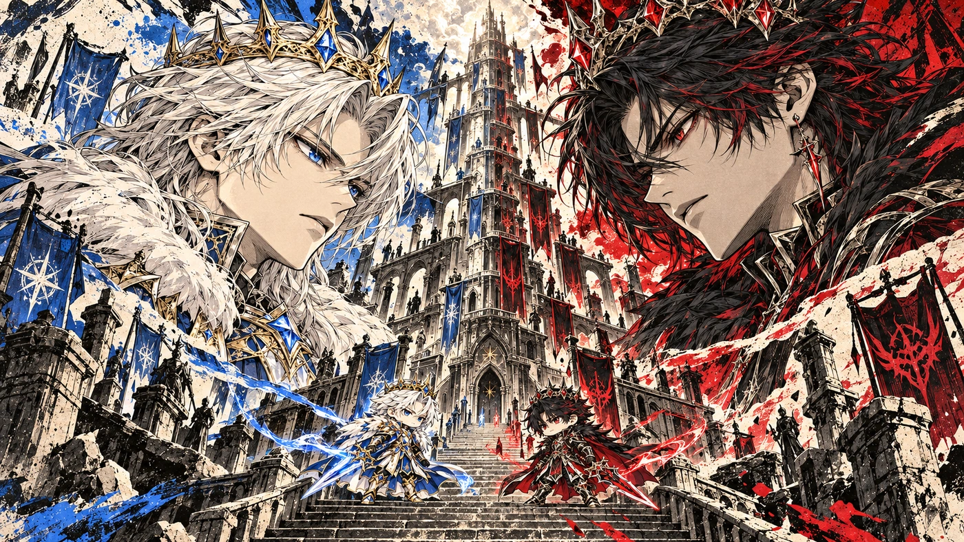 Crownfall: Heaven vs Hell cover